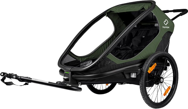 hamax outback zweisitzer kinderanhänger hamax outback zweisitzer kinderanhänger